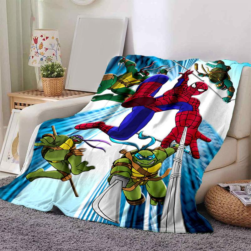 1pc Superhero Comic Characters Marvel Soft Throw Blanket Flannel All Season Light Weight Living Room/Bedroom Warm Blanket. M731030