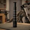 Stem Riser Stepped Body Handlebar Metal Detailing Rings for Mountain Biking Black 115MM