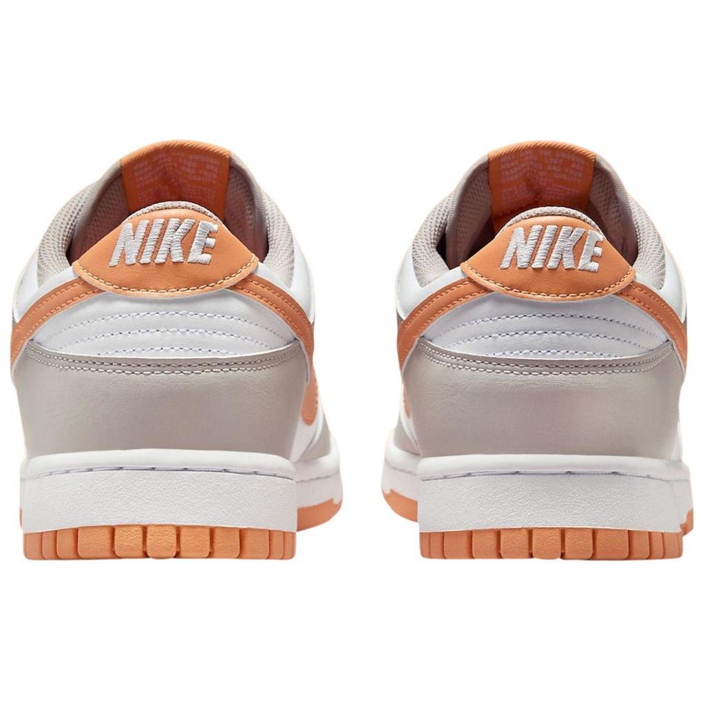 Nike Dunk Anti Slip Wear Resistant Low Top Skateboard Shoes Men's Gray Orange