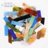 100g/Lot Mosaic Tiles Stained Glass Mosaic DIY Handmade Coaster Mosaic Puzzle Making Art Wall Decoration Supplies Mixed  arte
