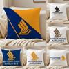 SSingapore Airlines Cushion Cover Pillowcase Ultra Soft Skin Friendly Fabric Cloud Like Comfort  Concealed Zipper