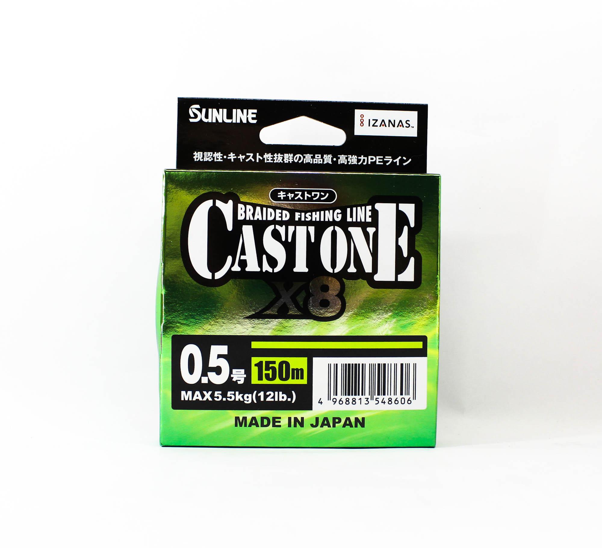 

Sunline P.E Line X8 Cast One HG 150M P.E 0.5 8lb Light Green (8606) светло-зеленый