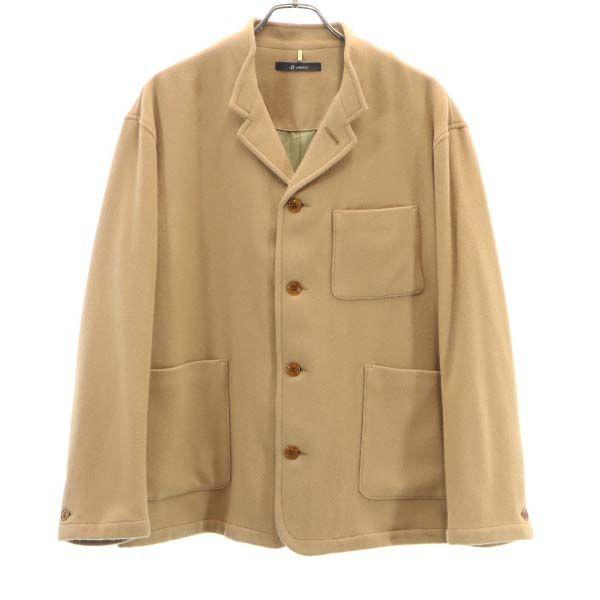 unused Johnbull wool blend Melton Jacket L Camel Men's Used