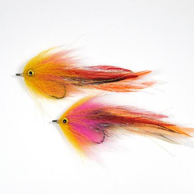 Amo Affilato Piumato Trota Salmone Testa d'Acciaio Luccio Mosche da Pesca a Streamer Attrezzo