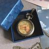 Pocket Watch Retro Style Flip Student Men's Mechanical Exquisite Test Hanging