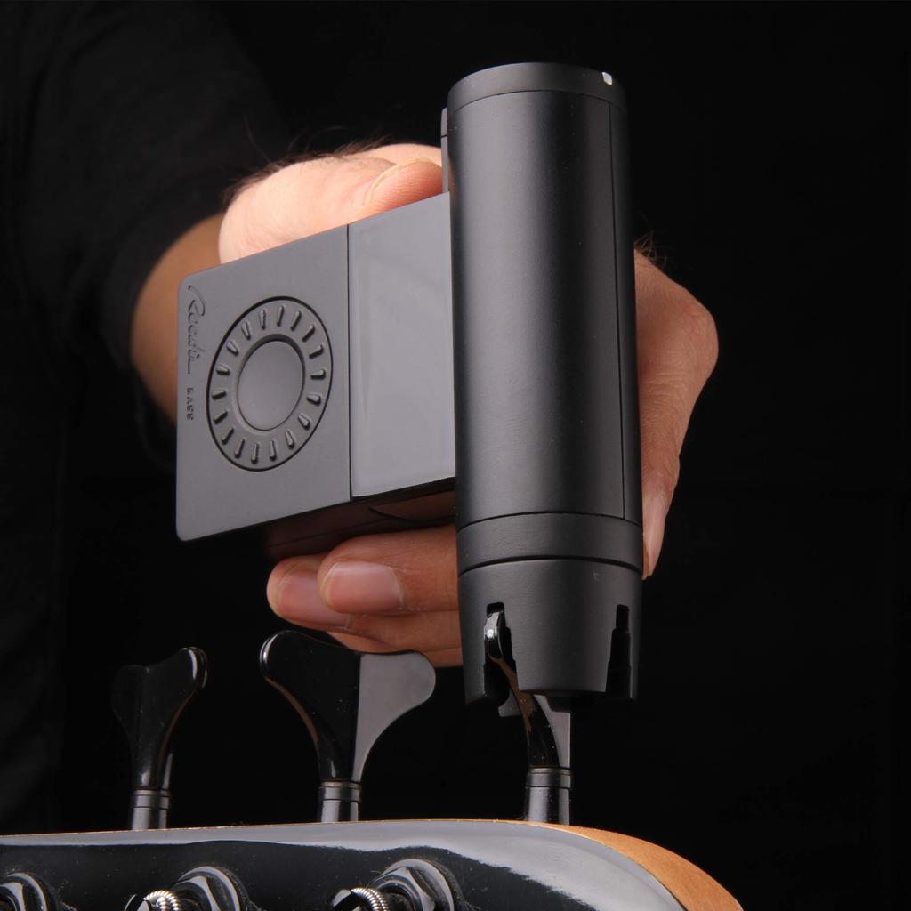 Roadie Bass - Standalone Tuner for Stringed Instruments (bass, Guitar, Mandolin, Banjo, Ukulele) with Smartphone Compatibility and Bluetooth App