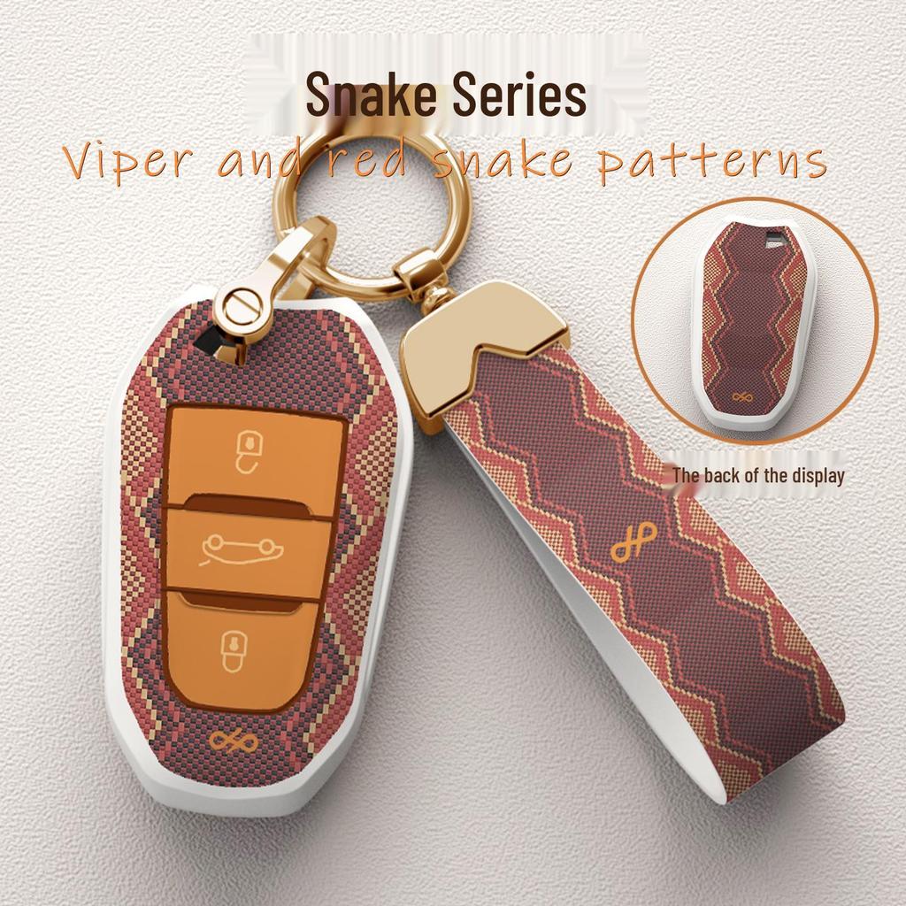 Car Key Cover for Dongfeng Peugeot: Compatible with 301, 308, 408, 308S, 3008, 2008 Models