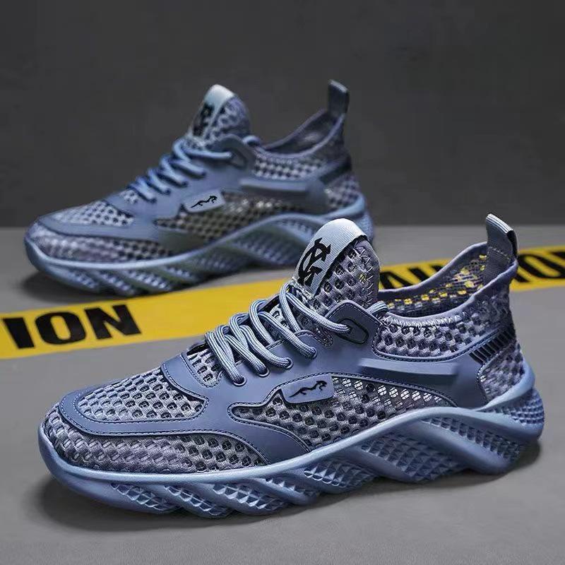 

Летние мужские кроссовки Hollow Breathable Hollow 2025 года — удобные, с мягкой подошвой, универсальные, износостойкие для спорта и отдыха 39
