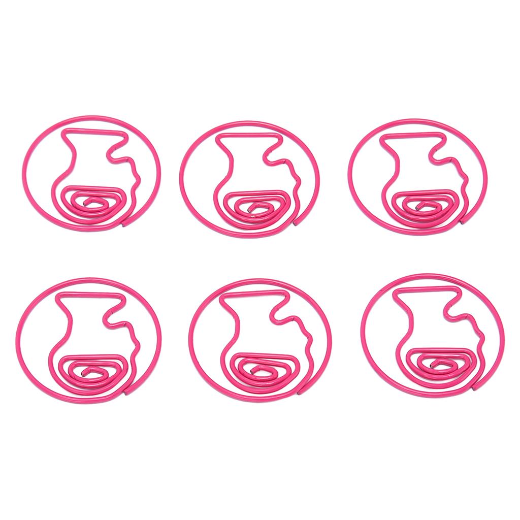 30pcs Paper Clips Human Shape Skid Resistance Multipurpose Small Paperclips for Office School R