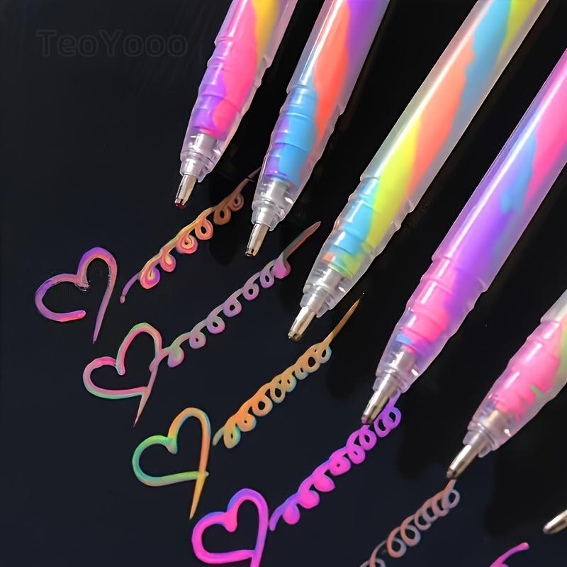 36 Colors Neon Gel Neutral Pen Set with 36 Colors to Choose From 1.2Mm Glitter Ink Vibrant Mixed Colors Smooth Writing