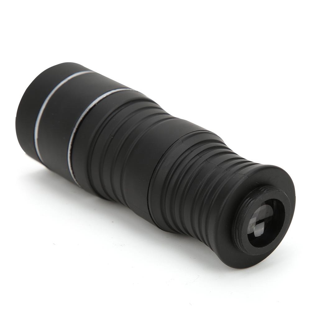 Professional Mobile Phone Camera Lens Wide Angle 12x Monocular Telescope Clip for Concert