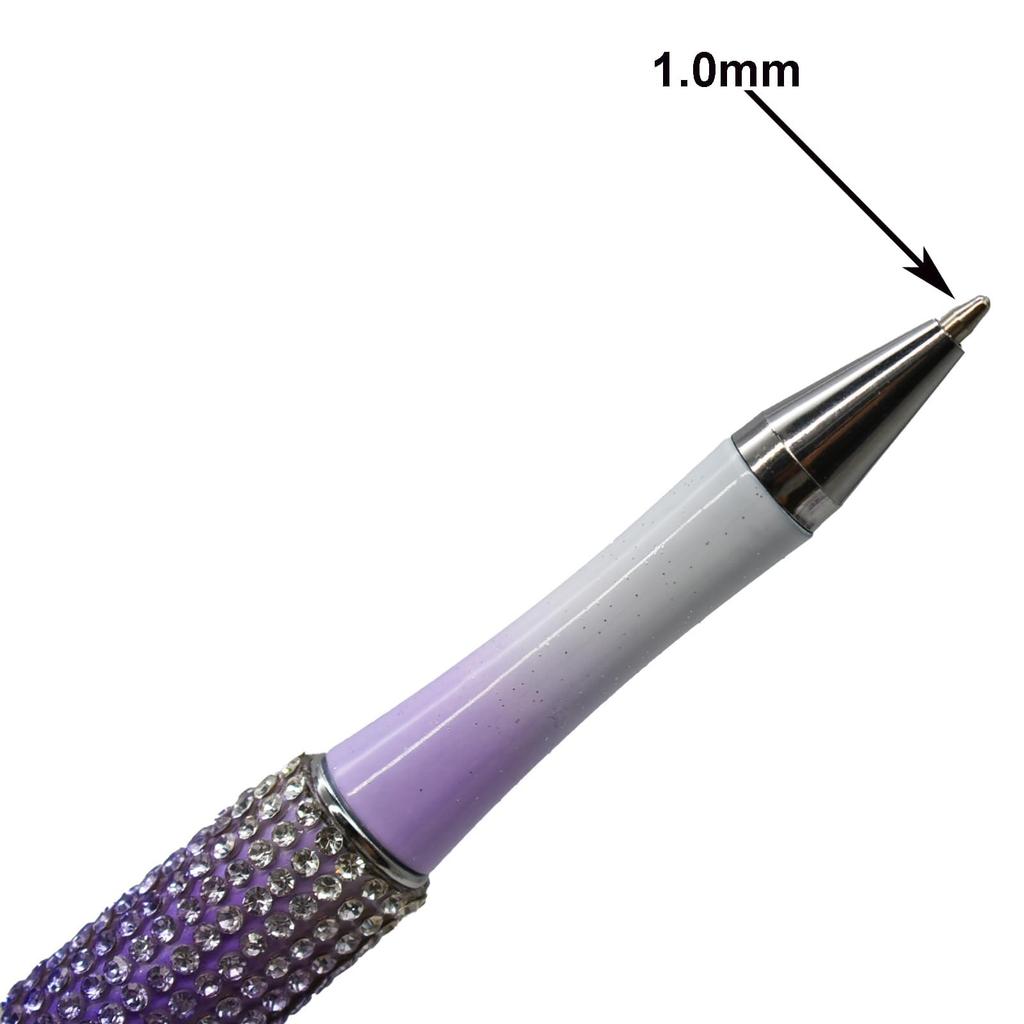 Maydahui Stylish Gradient Color Bead Ballpoint Set of Cute for Christmas Wedding Souvenir not Pens, 12, Oil-Based, Creative, School, Classroom, DIY,