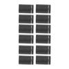 12Pcs Standoff Screws Stainless Steel Wall Mount Advertising Holder Acrylic Glass Nail Black