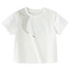 DAVE & BELLA Kids' Unisex Printed Short Sleeve Cotton T-Shirt