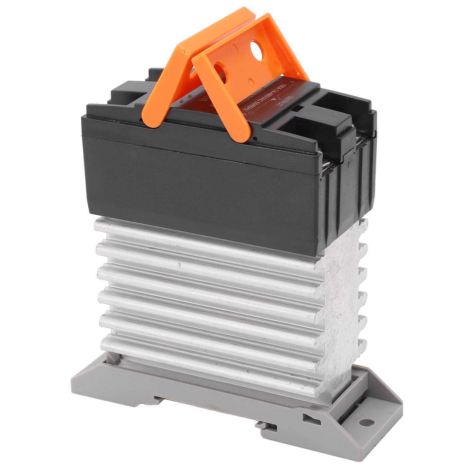 

Твердотільне реле DA Малий релейний модуль з радіатором 3Вхід 32 В постійного струму 24Вихід 480 В змінного струму