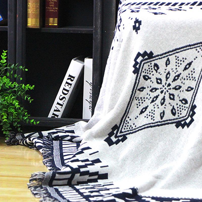 Large Bohemian Chair Sofa Bed Throw Blanket Sofa Cover Towel Soft Bedding Tapestry