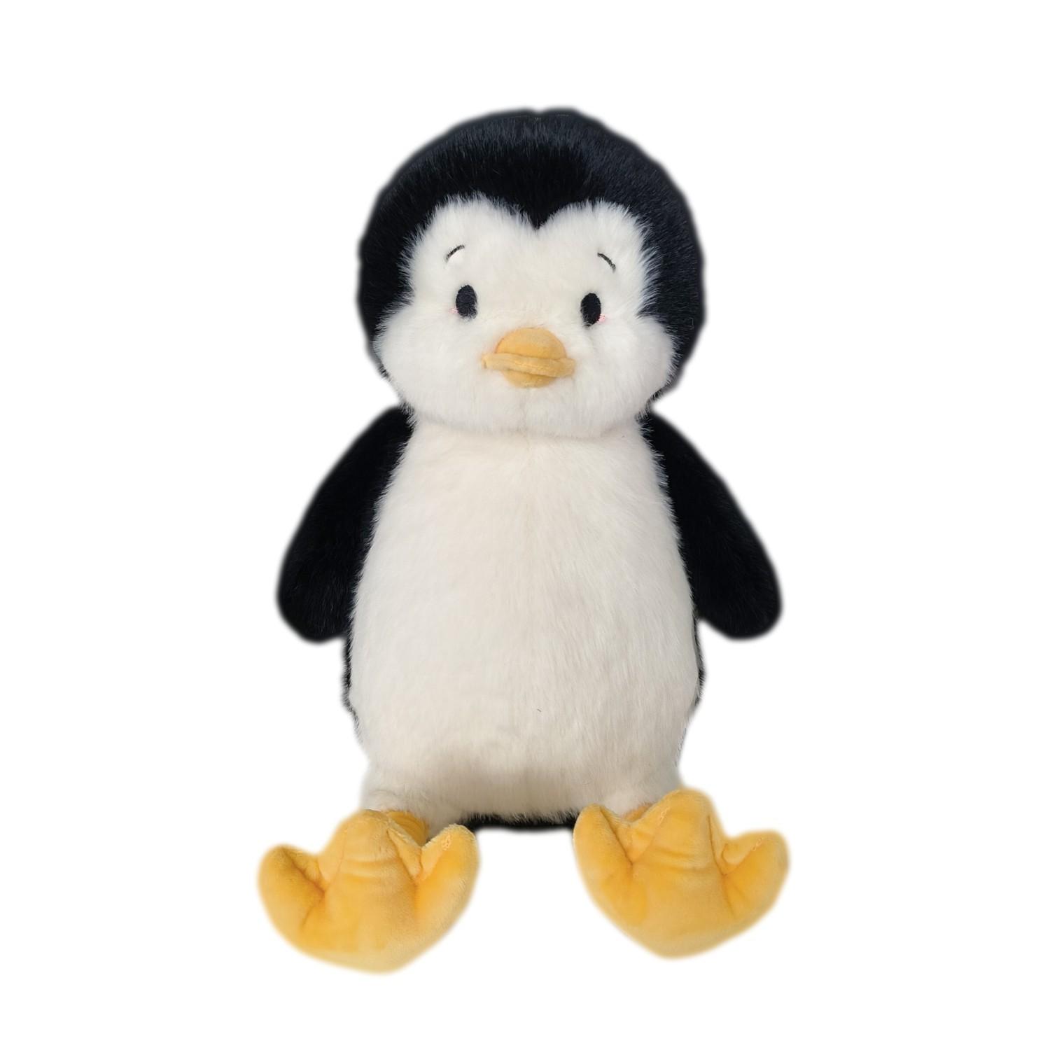 

Длинная золотистая соболиная плюшевая игрушка-пингвин, европейская и американская мягкая милая креативная кукла-животное, антарктическая океаническая кукла about 38cm in total length