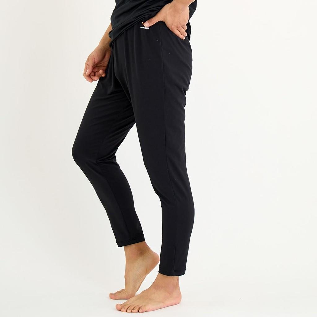 VENEX Refresh Recovery Wear Long Tapered Size 67370304 Pants, Men's, Black, M,