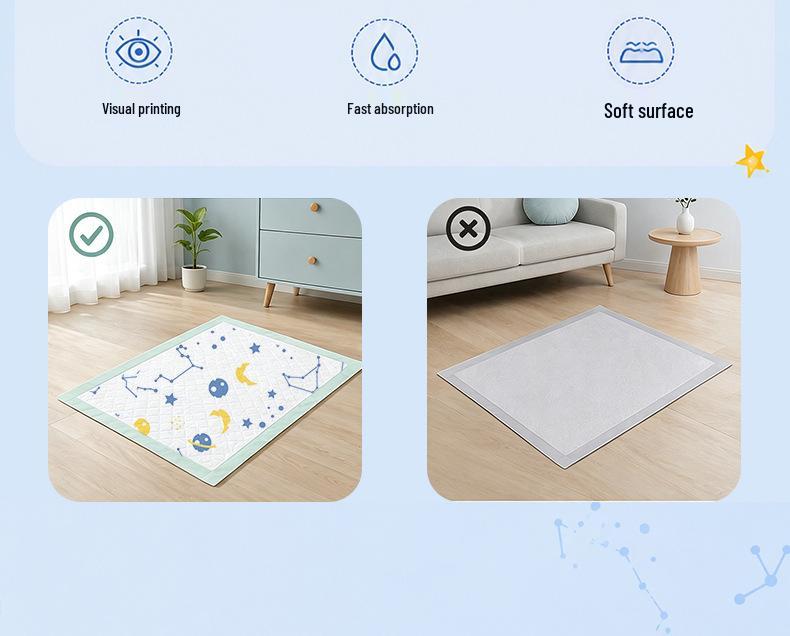 Adhesive Pet Pee Pad: Absorbent, Non-Slip Pads for Dogs & Cats