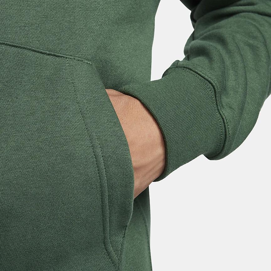 Nike Club Fleece Logo Hoodie Men Hoodies Fir-Green FB8440-323