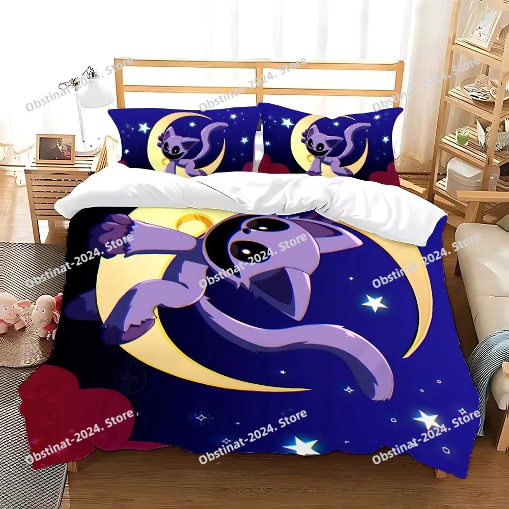 3d Print Game CatNap X DogDay Bedding Set Printed Bed Set Duvet Cover Sheet Pillowcase Bed Soft Quilt Cover Full Queen King Size