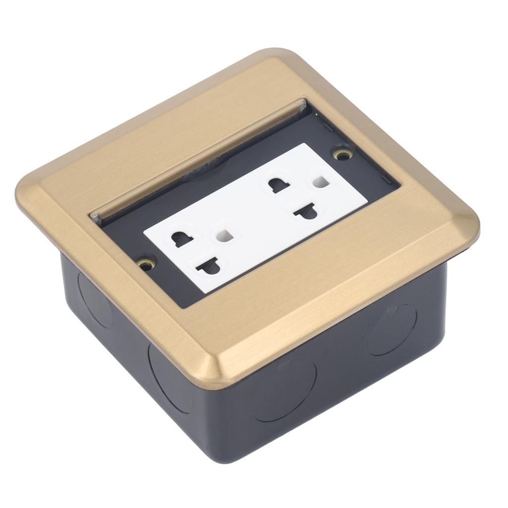 Floor Electrical Outlet Multifunctional Stainless Steel Recessed Concealed Up Outlet AC250V