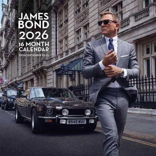 James bond Calendar Auto 2026