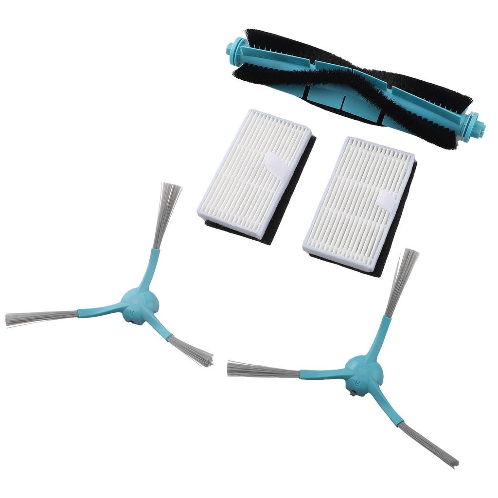 Main and Side Brushes with Filters for Cecotec For Conga Vacuum Models