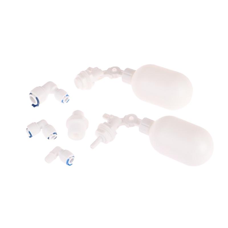 Water Tank Level Control Reverse Osmosis System 1/4" 3/8" Mini Float Valve Aquarium Fish Tank Water Dispenser Float Ball Valve