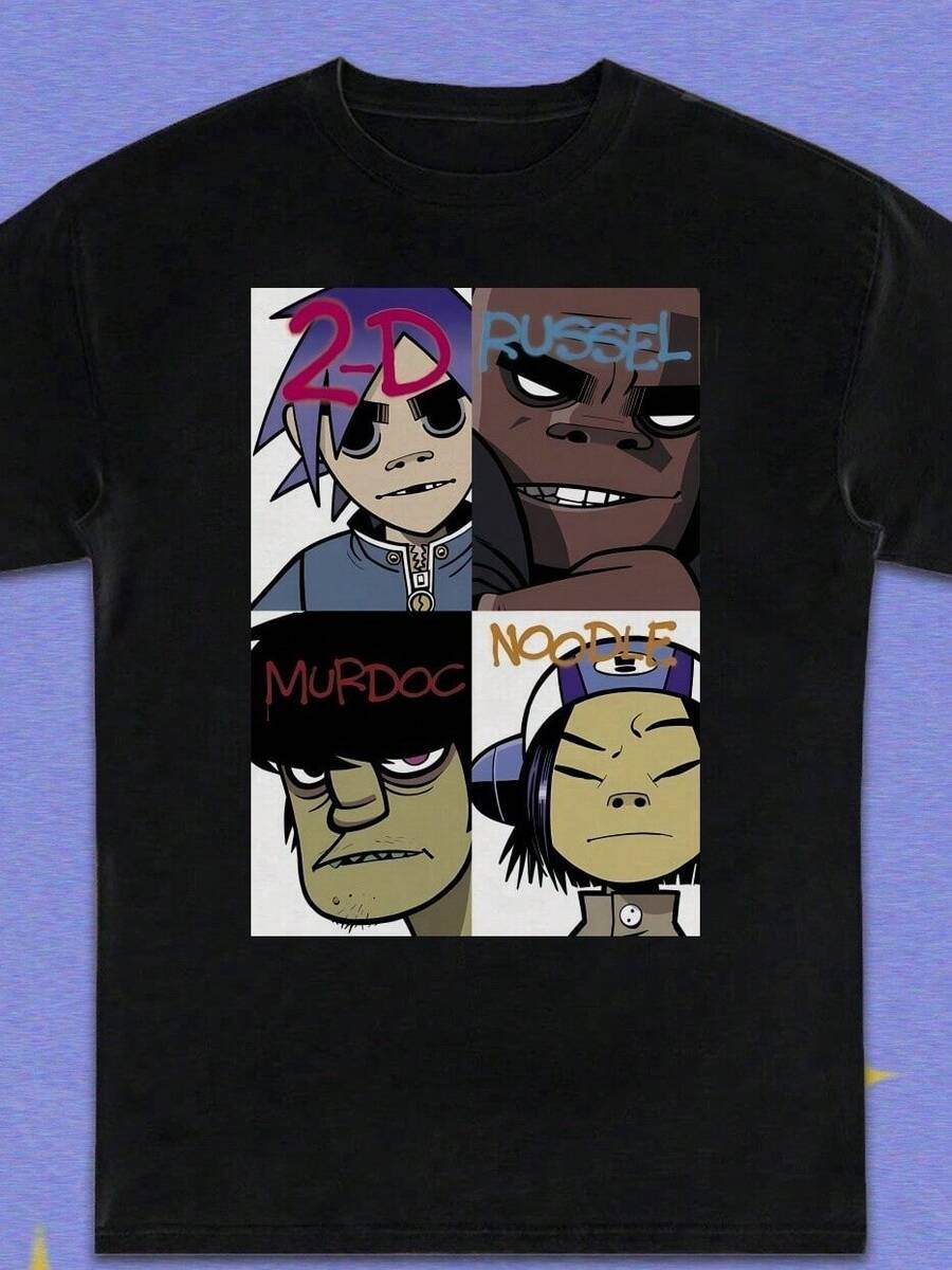 

Rock Band Graphic Print T-Shirt, Unisex s Casual Crew Neck Short Sleeve T-Shirt XL