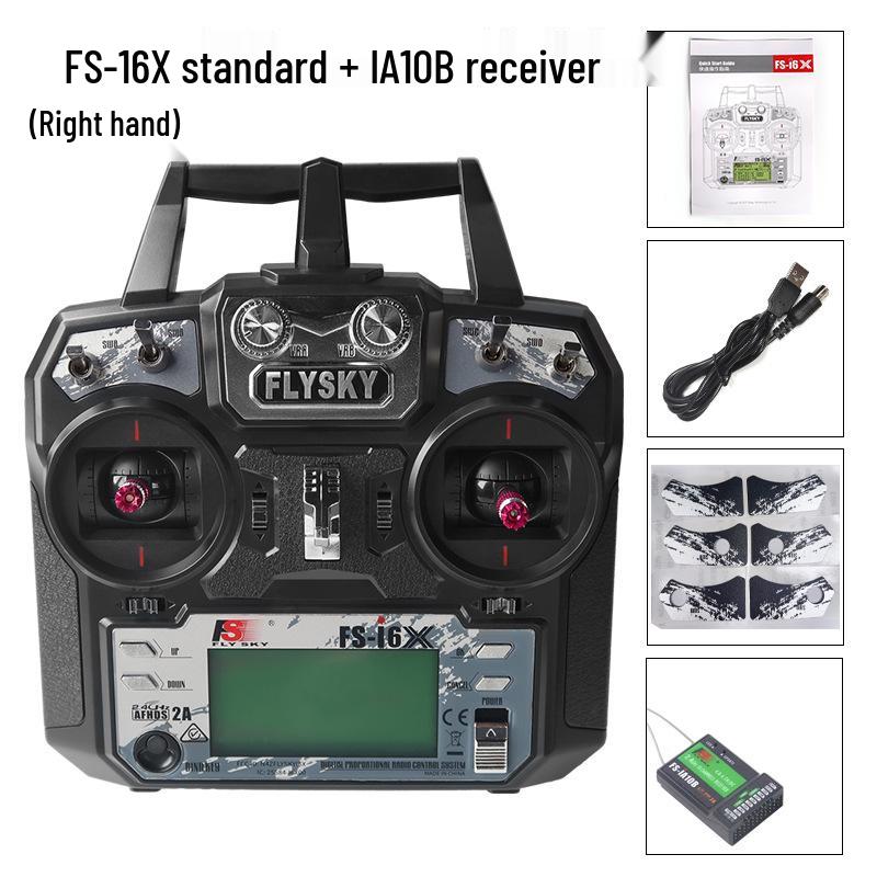 FLYSKY Fusi i6X 6-/10-Channel Transmitter for IA6B/IA10B Receivers, Racing Drone Remote Control