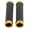 1 Pair Lightweight Rubber Handlebar Sleeve for MTB Anti Slide Foam Handlebar Sleeve with PlugGold