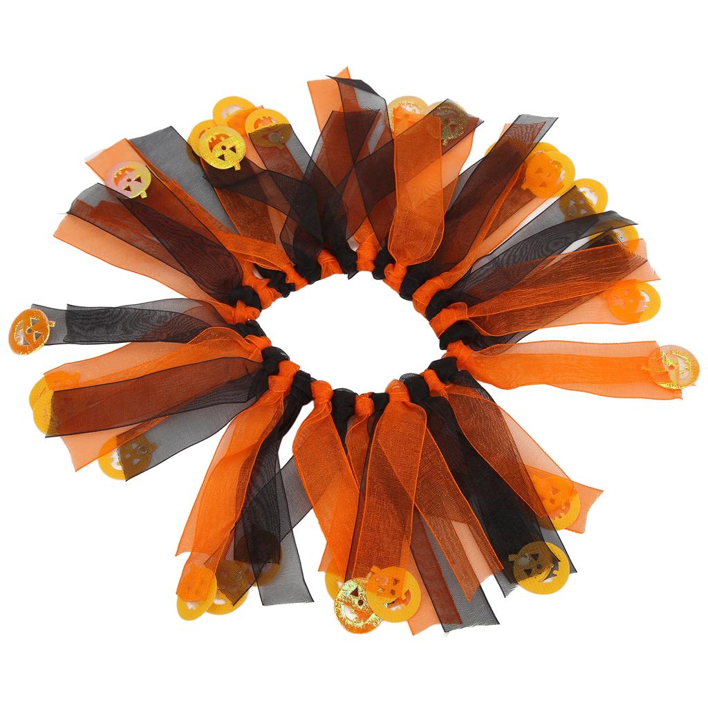 Pet Halloween Collar Soft Beautiful Decorative Dog Collar with Pumpkin for Party Holiday Christmas