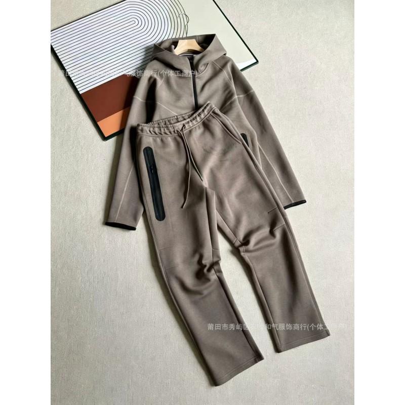 2026 Womens Tracksuit Set Hooded Jacket Sweatpants Casual Sportswear