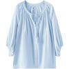 Semir Women's Summer Lantern Sleeve Oversize Tassel Shirt