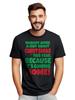 Nobody Gives a Sh*t About Christmas T-Shirt Mens Womens Tees Top - Hilariously Honest! Funny T-Shirt Mens Womens Tees Top,