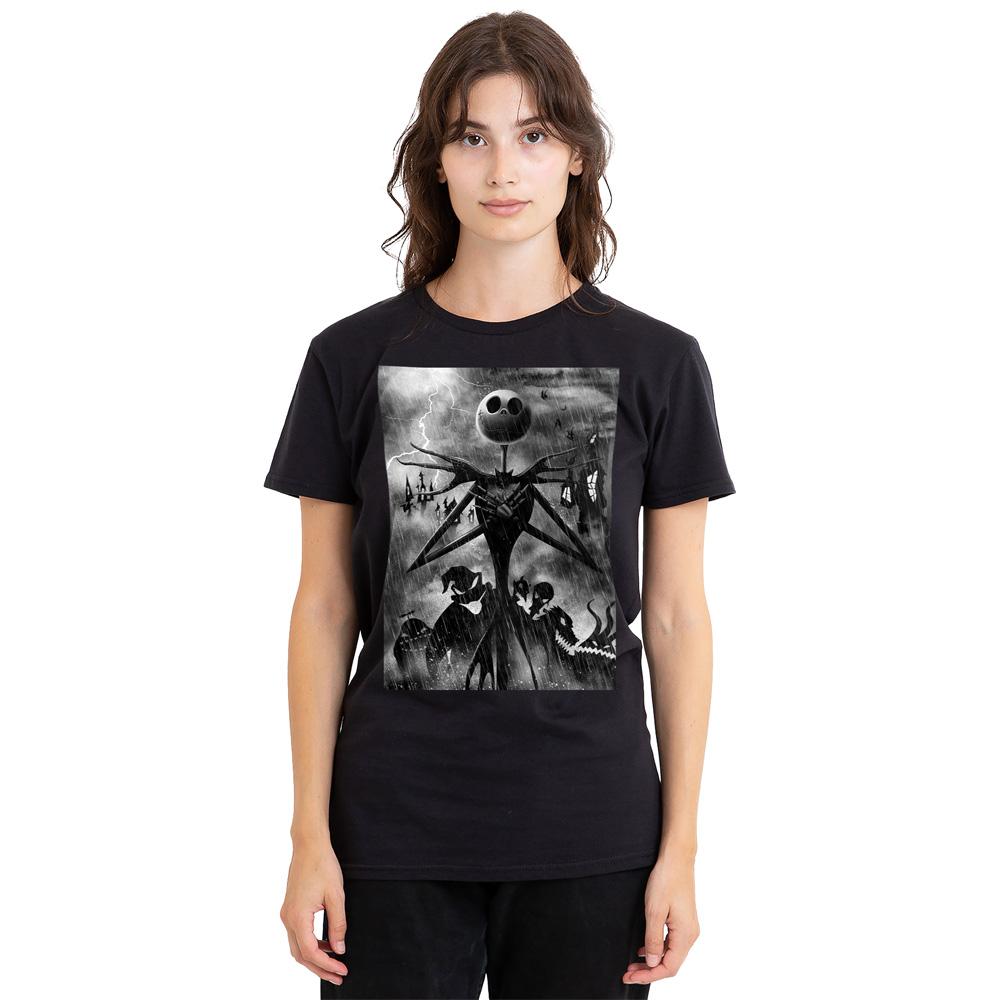 The Nightmare Before Christmas Unisex Adult Jack Skellington Rain T-Shirt