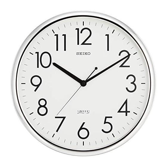 Seiko clock wall clock analog office type silver KH220A SEIKO
