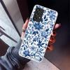 Blue And White Porcelain Phone Case For Samsung Galaxy A12 A52S A42 A32 A22 A51 A50 Note 20 Ultra 10 S10 Plus A71 A70 A31 A30 A1