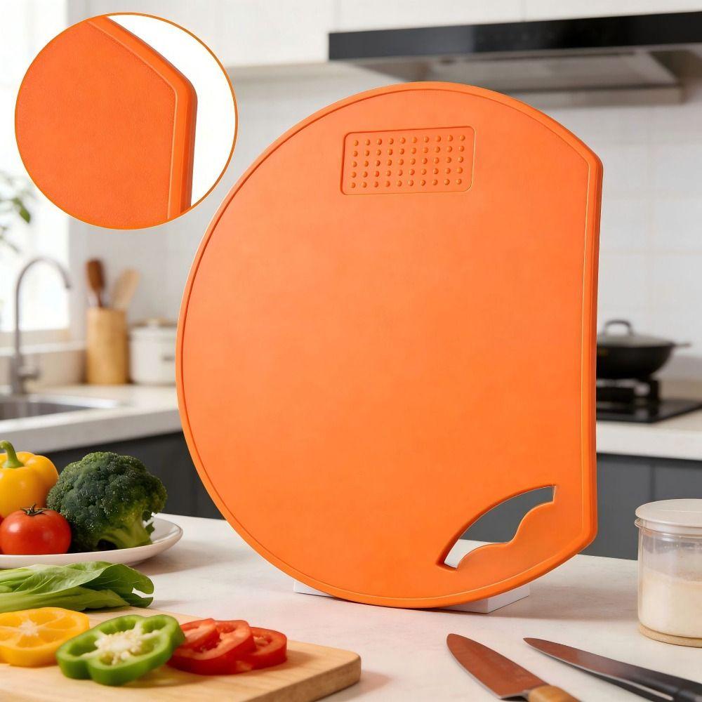 Anti-Mold Kitchen Chopping Block Flexible Non-Slip Cutting Mat Thickened TPU Cutting Board Fruit