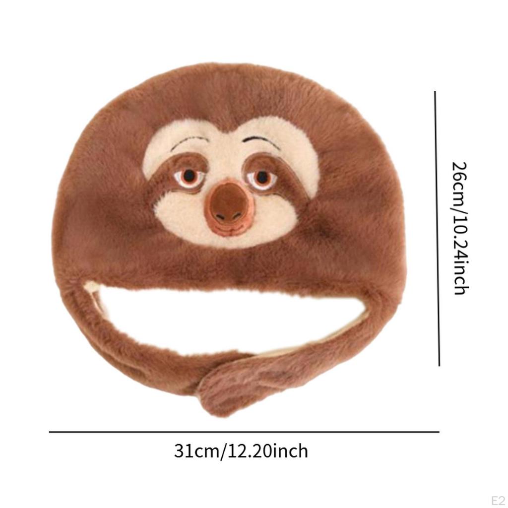 Cute Animal Hat Winter Warm Cosplay Costume for Photography Prop Fancy Dress