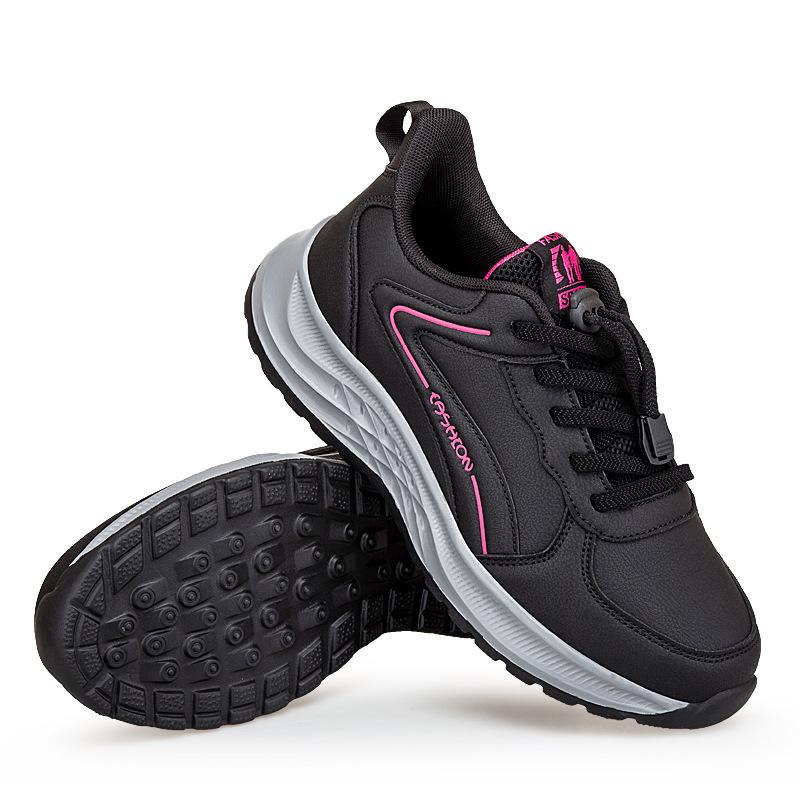 Elderly walking shoes Four Seasons Parents Elastic Sneakers Casual Outdoor Mom Shoes Fashion Grandma Shoes