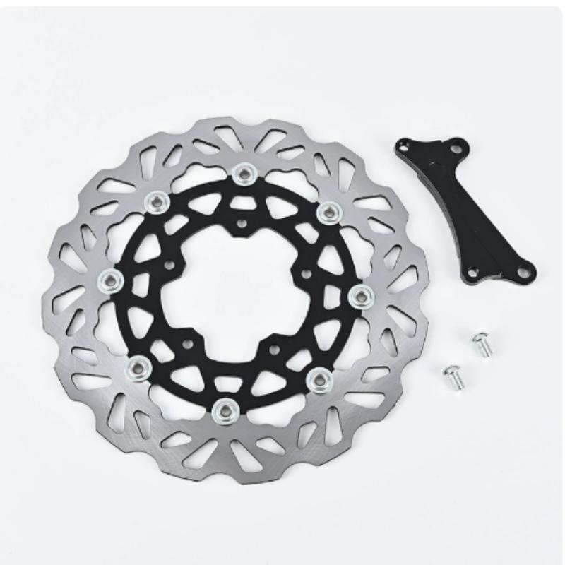260mm 5 Holes Scooter Brake Disc with Mounting Bracket Fit for Click 125i V3 Click 150i Modification Parts
