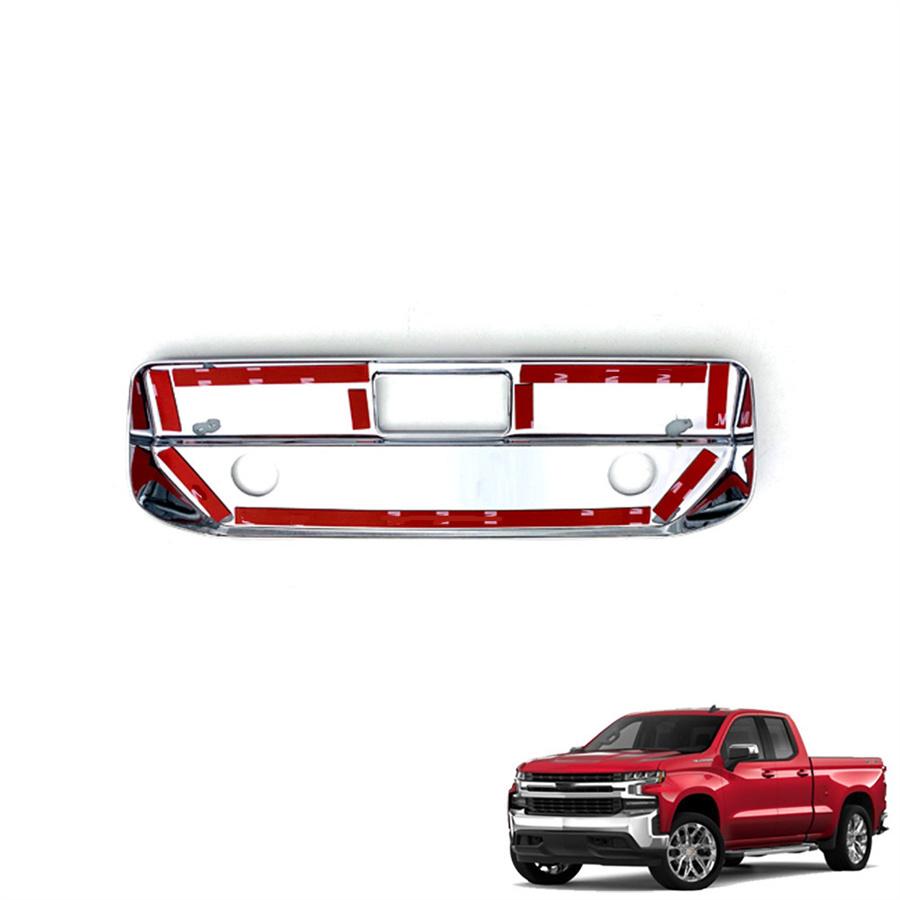 Tailgate Handle Cover Chrome with Camera LED for Chevy Silverado 2019-21