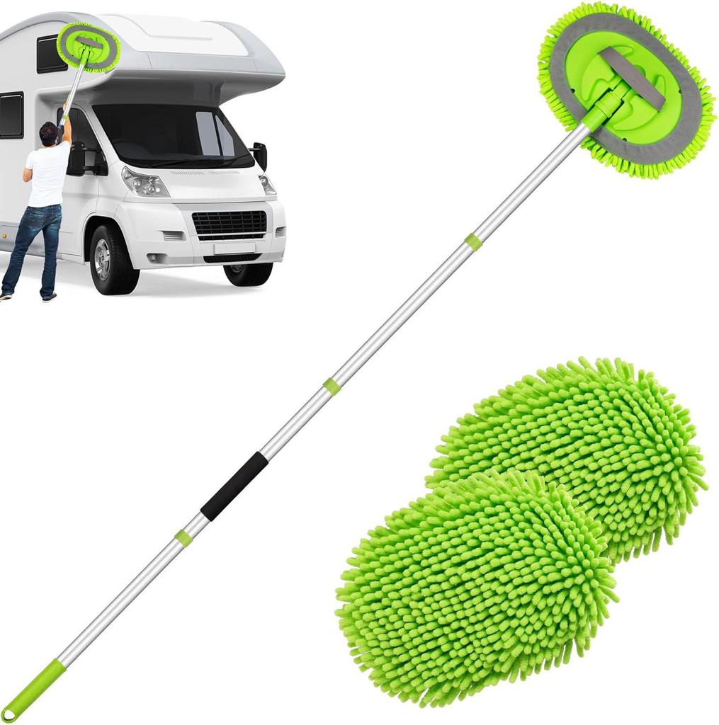 62-Inch Detachable Chenille Car Wash Brush Mop