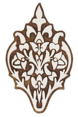 IBA Indianbeautifulart Textile Printing Block Asian Floral Motif Hand Carved Wooden Stamp Wood Block Printing Textile Stamps For Fabric  Pottery