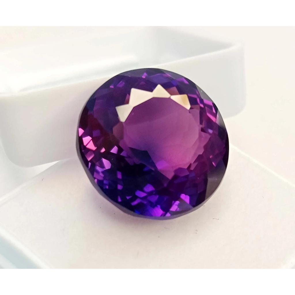 Stunning Purple Pink Sapphire Natural Round Cut 23-25 Ct Certified Gemstone