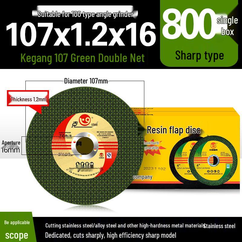 100mm Metal & Stainless Steel Grinding Wheel and Polishing Disc for Angle Grinders