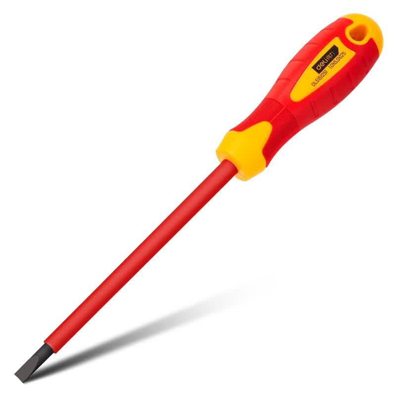 Deli Insulated Slotted Screwdriver 5.5x125mm