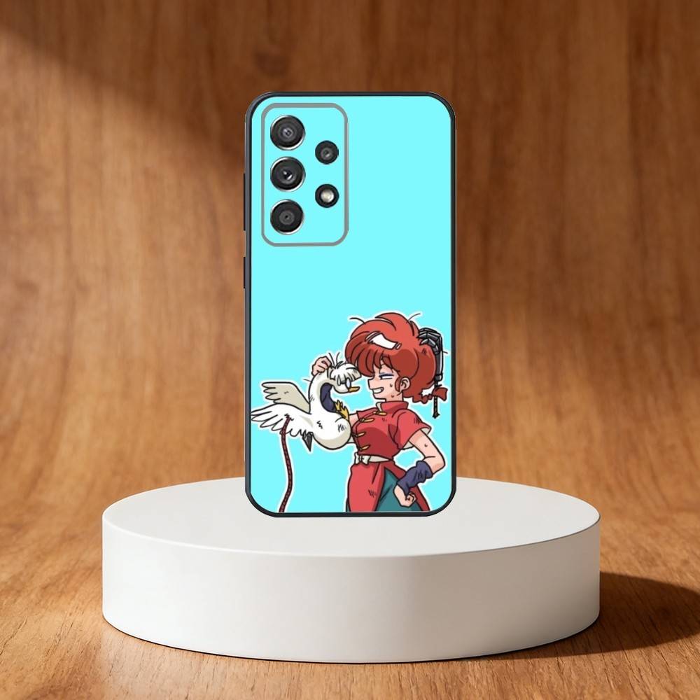 Comics R-Ranma 1-2 Phone Case For Samsung S25,S24,S21,S22,S23,S30,Ultra,S20,Plus,Fe,Note,10,9,5G Black Cover